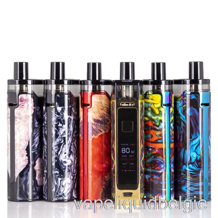 Vape België Smok Rpm 80 Pod Mod Kit Zwarte Koolstofvezel